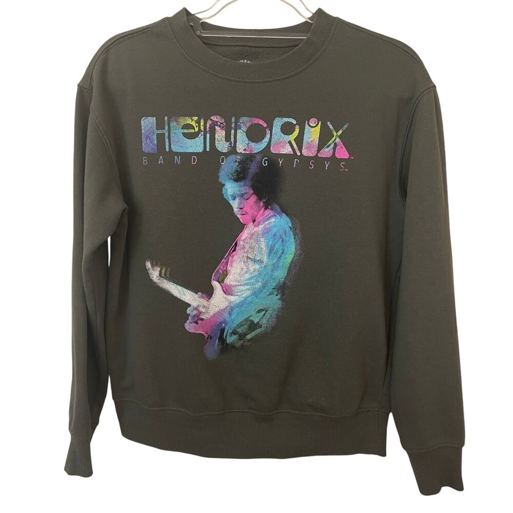 JIMI HENDRIX 1970 Band of Gypsys Sweatshirt Women's XS VGC